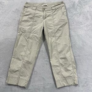 Woolrich Active Tent Pants Women 14 Beige Hiking Y2K Vintage